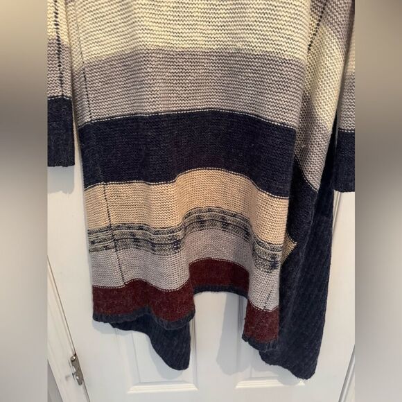 Mystree By Anthropology Small Mohair Wool Cozy Longline Open Front Cardigan - Picture 5 of 7